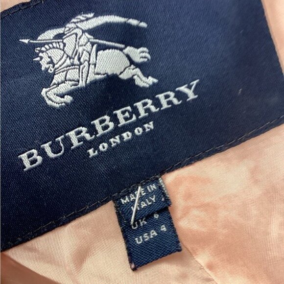 BURBERRY Trench Coat in Pink (4) authentic - Picture 3 of 9